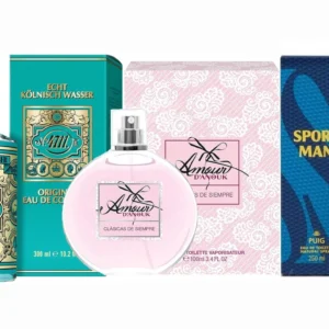 PACK 3 UNIDADES: 4711 EDC UNISEX 90 ML @ + AMOUR DE ANOUK EDT 100 ML @ + GENESSE SPORT MAN EDT 150 ML @