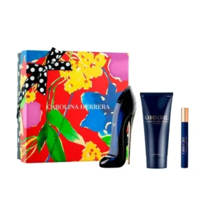 SET CAROLINA HERRERA - GOOD GIRL EDP 80 ML + LOÇÃO CORPORAL 100 + MINI (REGULAR)