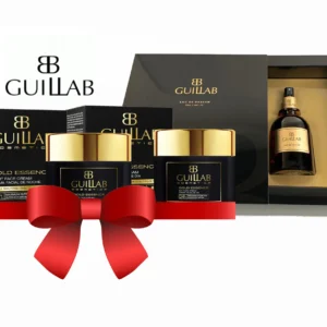 SET GUILLAB - EDP UNISEX 70 ML (REGULAR) + GUILLAB COSMETICS GOLD ESSENCE DIA CREAM 50 ML (REGULAR) + GUILLAB COSMETICS GOLD ESSENCE NIGHT CREAM 50 ML (REGULAR)
