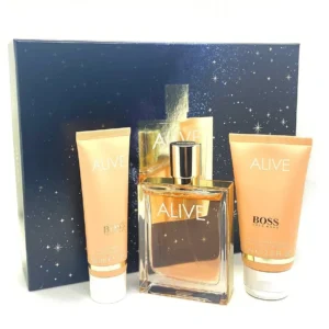 SET HUGO BOSS - BOSS ALIVE EDP 80 ML + BODY LOTION 75 ML + SHOWER GEL 50 ML (REGULAR)