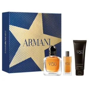 SET GIORGIO ARMANI - ARMANI STRONGER WITH YOU EDT 100 + 15 ML + BALSAMO 50 ML (REGULAR)