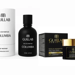 SET GUILLAB - COLUMBA FOR WOMAN EDP 100 ML (REGULAR) + GUILLAB COSMETICS GOLD ESSENCE NIGHT CREAM 50 ML (REGULAR)